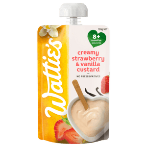 Wattie's® Creamy Strawberry & Vanilla Custard Front of Pack