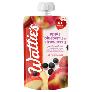 Wattie's® Apple Blueberry & Strawberry Front of Pack