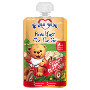 Farex® Breakfast On The Go Creamy Baby Porridge Front of Pack