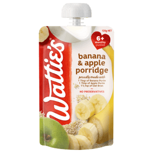 Wattie's® Banana & Apple Porridge Front of Pack