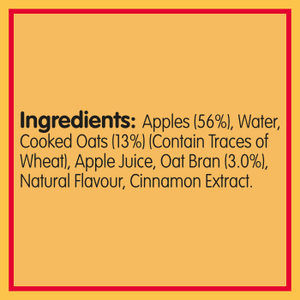 Farex® Breakfast On The Go Apple & Oatmeal Ingredients