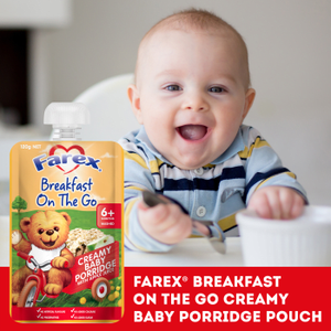 Farex® Breakfast On The Go Creamy Baby Porridge Lifestyle