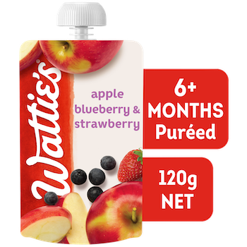 Wattie's® Apple Blueberry & Strawberry - 6+ mnths