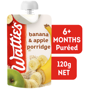 Wattie's® Banana & Apple Porridge - 6+ mnths