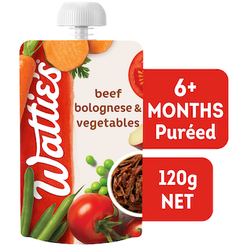 Wattie's® Beef Bolognese & Vegetables - 6+ mnths