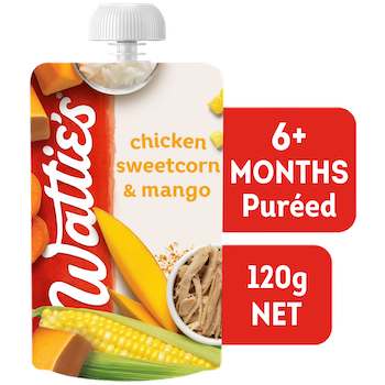 Wattie's® Chicken Sweetcorn & Mango - 6+ mnths