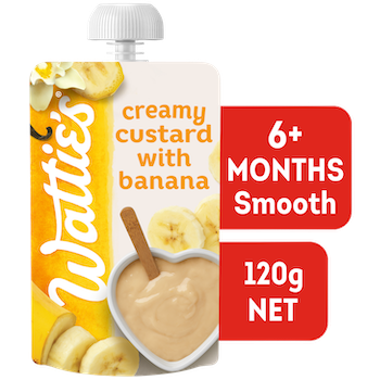Wattie's® Creamy Custard with Banana - 6+ mnths