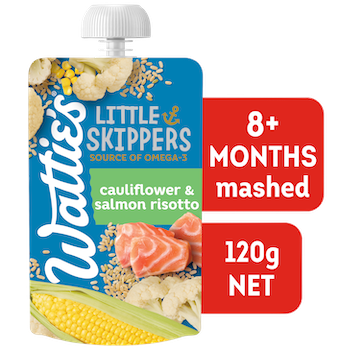 Wattie's® Little Skippers Cauliflower & Salmon Risotto - 8+ mnths