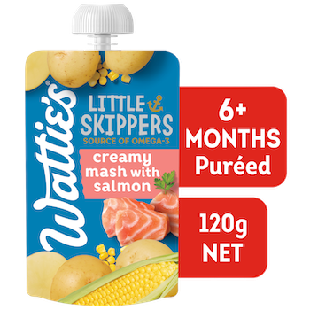 Wattie's® Little Skippers Creamy Mash with Salmon  - 6+ mnths