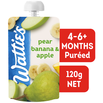 Wattie's® Pear Banana & Apple - 4+ mnths