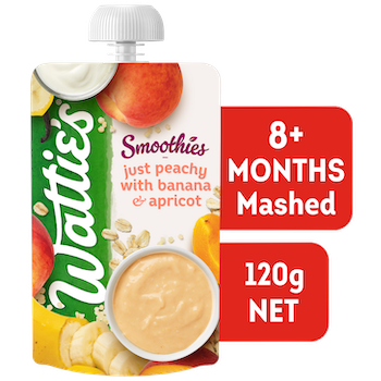 Wattie's® Smoothies Just Peachy with Banana & Apricot - 8+ mnths