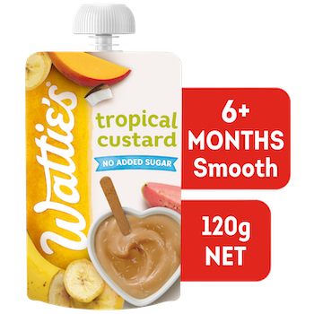 Wattie's® Tropical Custard No Added Sugar - 6+ mnths
